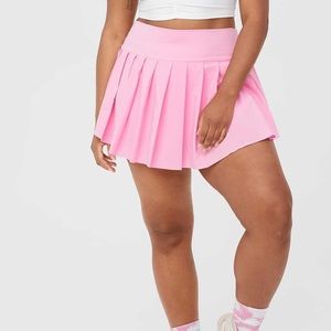 Aerie Pink Pleated Tennis Skirt